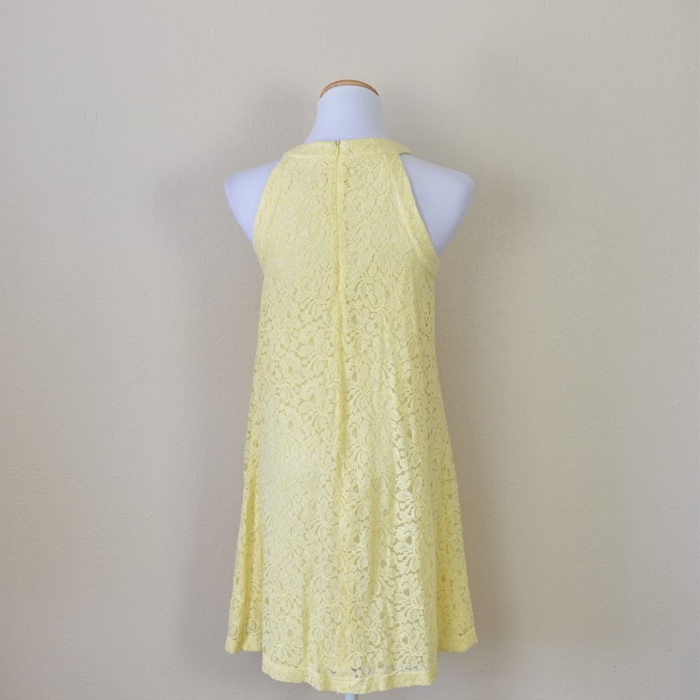 Betsey Johnson Yellow Lace Dress 2 - Picture 3 of 7